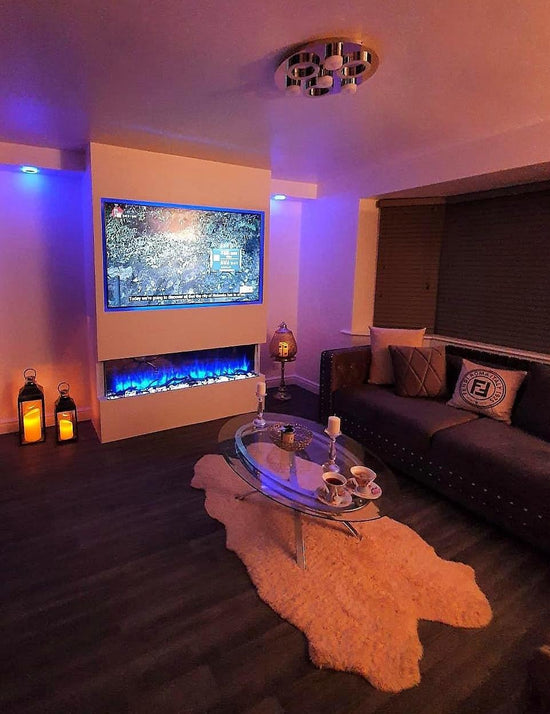 Media Wall visual fire evening example