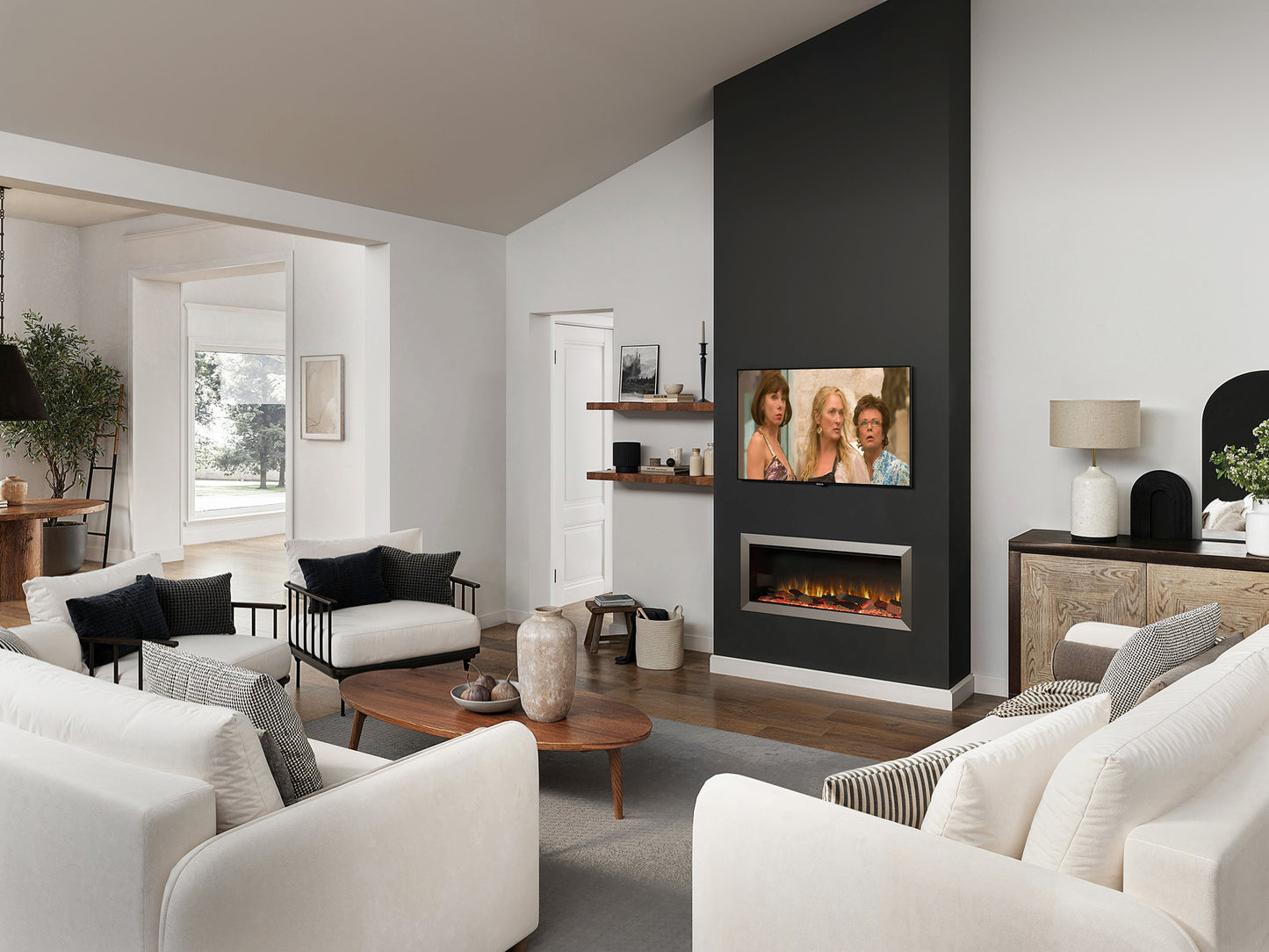 Firez Slimline 900 - brushed steel