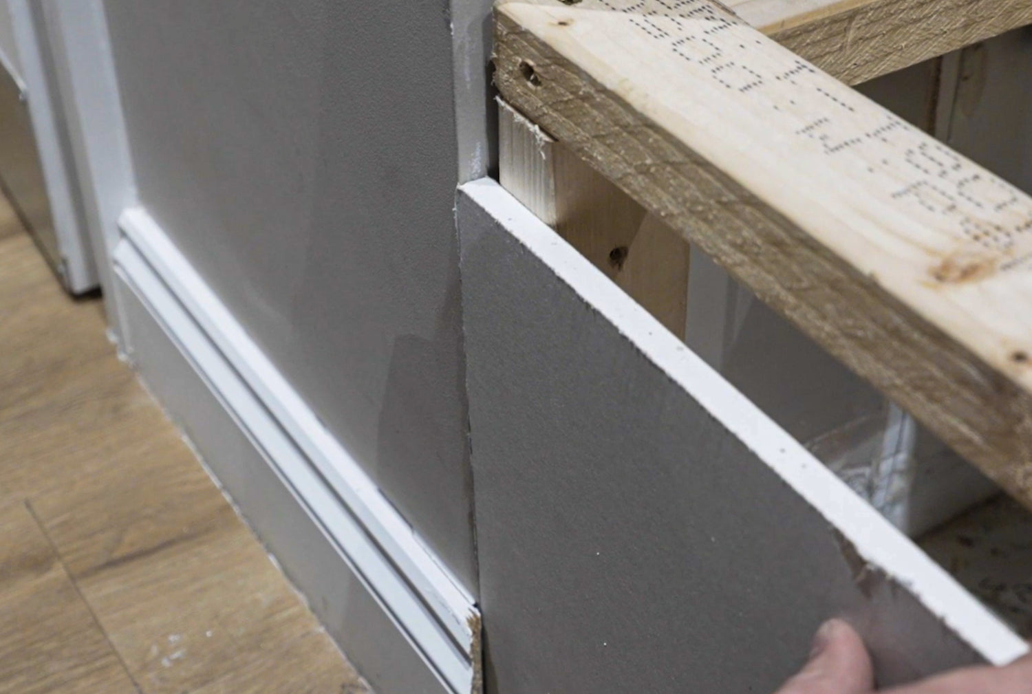 Stage 8 of installing your Media Wall visual fireplace