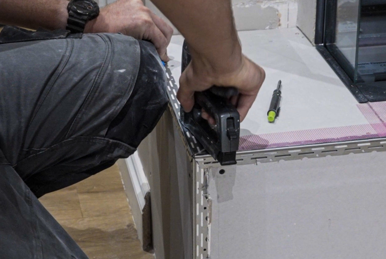 Stage 15 of installing your Media Wall visual fireplace