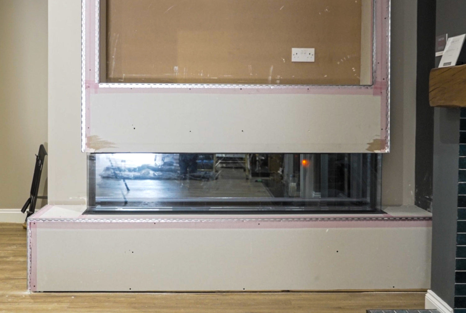 Stage 16 of installing your Media Wall visual fireplace